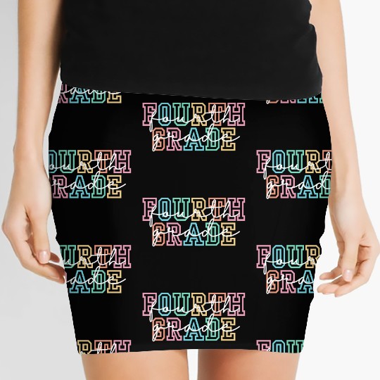 Fourth Grade Teacher Women's Mini Skirts, 4th Grade Teacher Shir