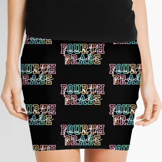 Fourth Grade Teacher Women's Mini Skirts, 4th Grade Teacher Shir