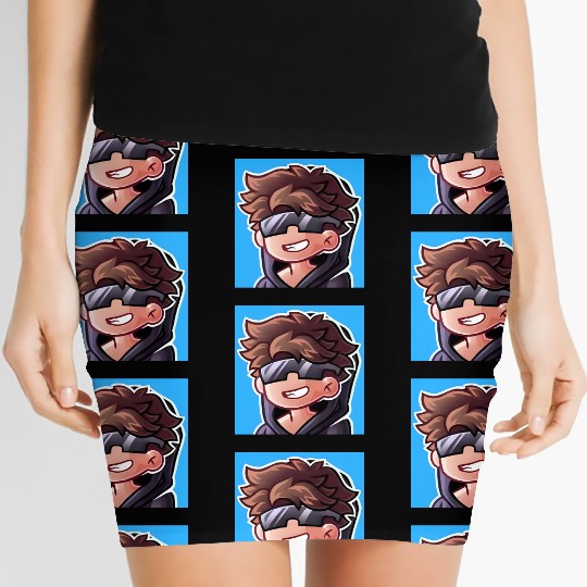 Cool Gamer Women's Mini Skirts – XP Vortex Cartoon Style