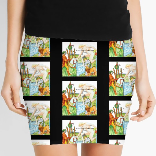 True Crime Tarot Everyday Items Women's Mini Skirts