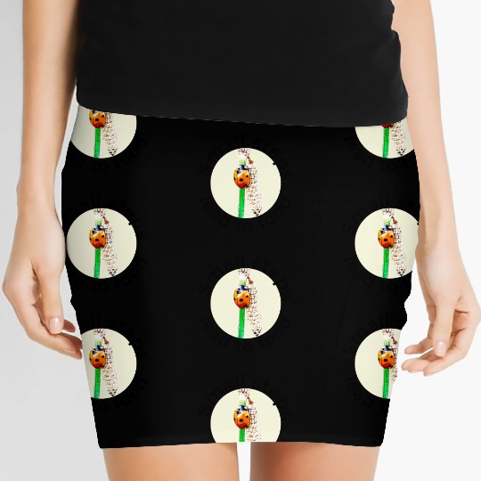 Small Steps Lead to Food – Ladybug Art Women's Mini Skirts