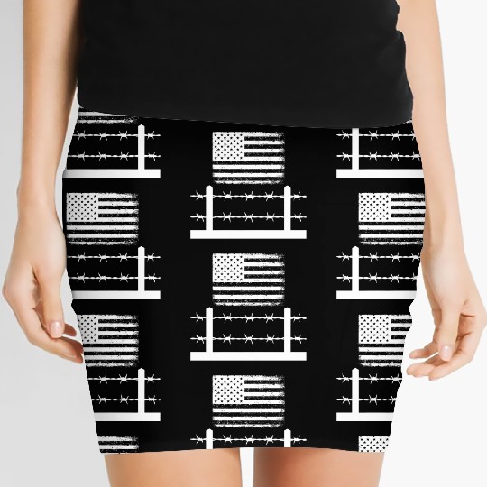 Barbed wire America Women's Mini Skirts