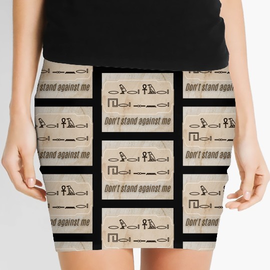 Ancient Command – Don’t Stand Against Me Women's Mini Skirts