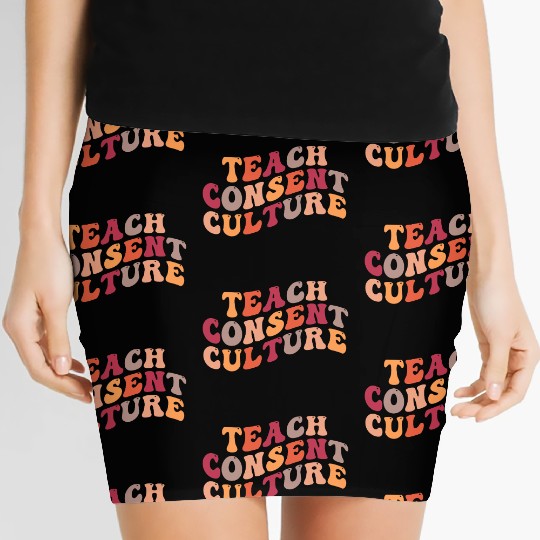 Teach consent culture Women's Mini Skirts