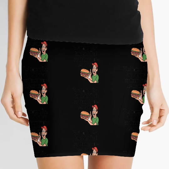 Washington DC Sandwich Throw Guy  Women's Mini Skirts