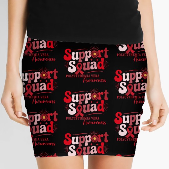 Polycythemia Vera Support Squad Design Women's Mini Skirts