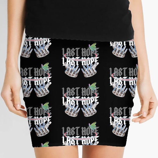 Last Hope Cyber Gothic Y2K Aesthetic Women's Mini Skirts