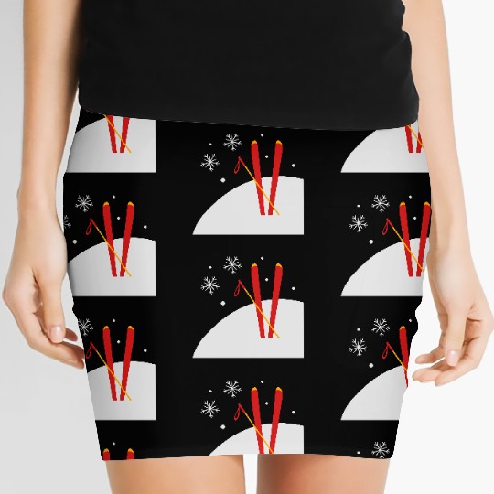 Skiing 3 Women's Mini Skirts