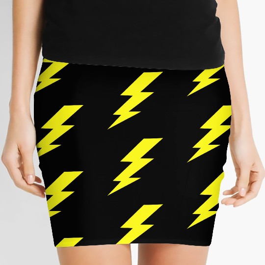 Lightning Bolt Women's Mini Skirts
