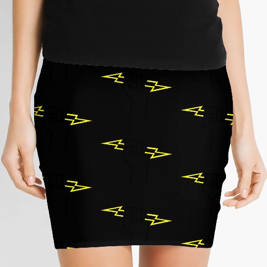 Zeus VECTOR TWO COLOR Women's Mini Skirts