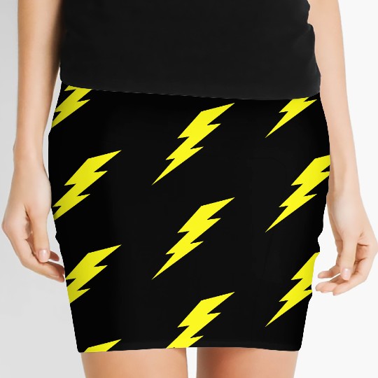 Lightning Bolt Women's Mini Skirts