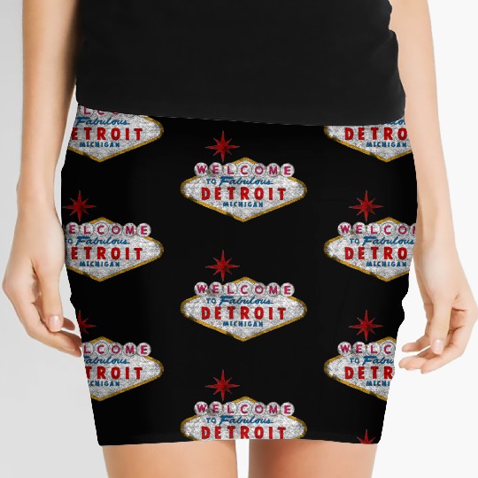 Welcome to Fabulous Detroit Michigan Women's Mini Skirts