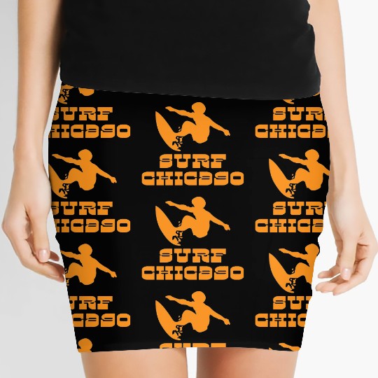 Surf Surfing Chicago Women's Mini Skirts