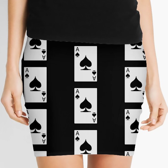 Ace of Spades Women's Mini Skirts