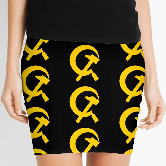 Hammer and sickle Women's Mini Skirts