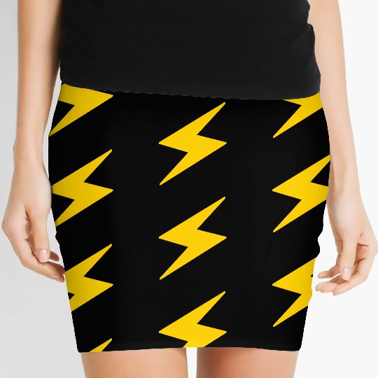 Lightning Bolt Women's Mini Skirts