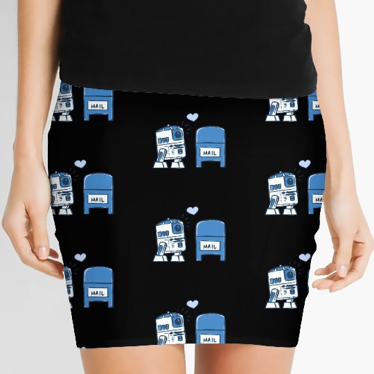 Funny Star Wars r2d2 comic Women's Mini Skirts