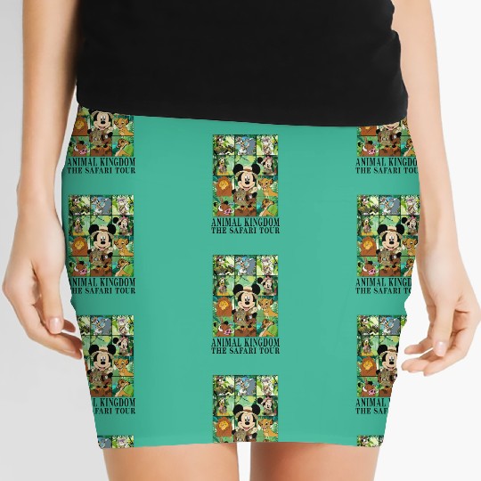Disney Animal Kingdom The Safari Tour Women's Mini Skirts, Safari Family Matching