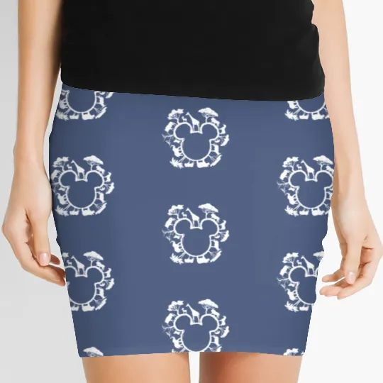 Disney Animal Kingdom Women's Mini Skirts, Animal Kingdom Women's Mini Skirts, Disney Women's Mini Skirts