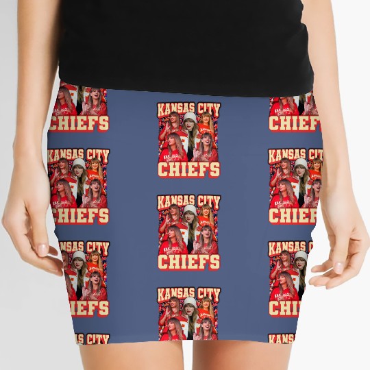 Discover Taylor Hearts Kelce in Chiefs , Traylor Swelce Taylor Version Fan Women's Mini Skirts