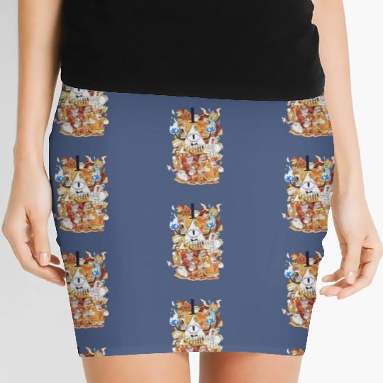 Gravity Falls Mystery Shack Retro 90s Women's Mini Skirts, Gravity Falls Women's Mini Skirts, Dipper Pines Women's Mini Skirts, Mabel Pines Women's Mini Skirts, Disney Characters