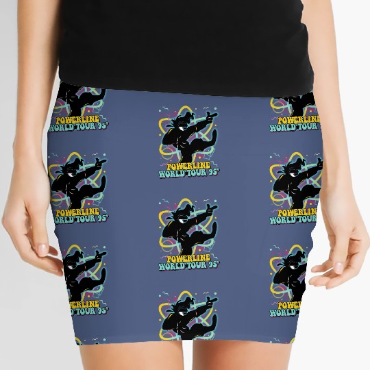 Goofy Movie Powerline Women's Mini Skirts | A Goofy movie Women's Mini Skirts | Disneyland Powerline Stand Out Tour Women's Mini Skirts