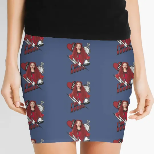The Rise Of Red Im A Rebel Red Women's Mini Skirts, Disney Descendants 4 Movie Women's Mini Skirts, Birthday Girl 2024 Trip Women's Mini Skirts