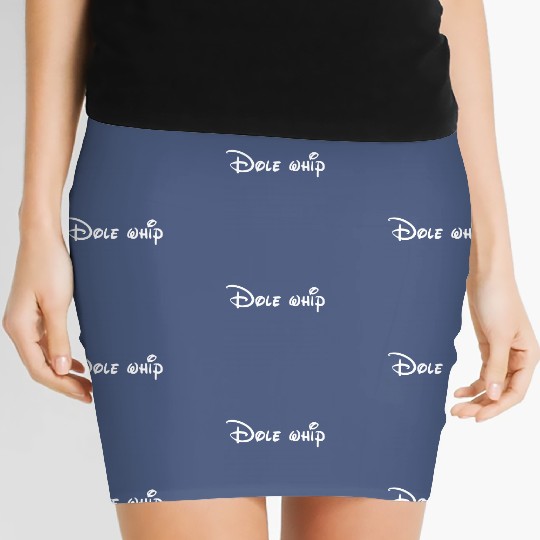DOLE WHIP Women's Mini Skirts disney font Unisex Ultra Cotton Women's Mini Skirts