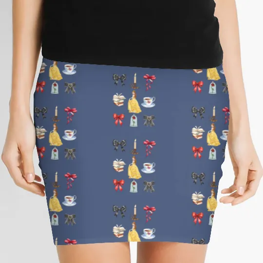 Disneyland Princess Coquette Women's Mini Skirts Belle Coquette Women's Mini Skirts