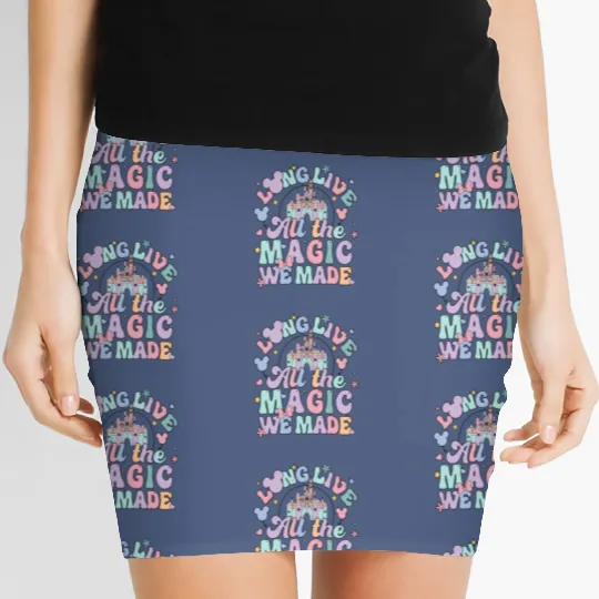 Disney Long Live All The Magic We Made Women's Mini Skirts