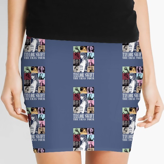 Discover Vintage Taylor Taylor version merch, The Eras Tour 2024 Midnights Album Merch Women's Mini Skirts