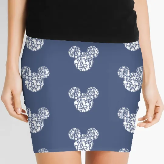 Disney Women's Mini Skirts, Disney Ear Women's Mini Skirts, Disney Women's Mini Skirts for Women, Women's Unisex Disney Women's Mini Skirts