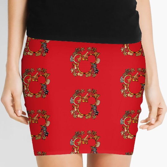 Disney Animal Kingdom Women's Mini Skirts, Disney Wild Women's Mini Skirts