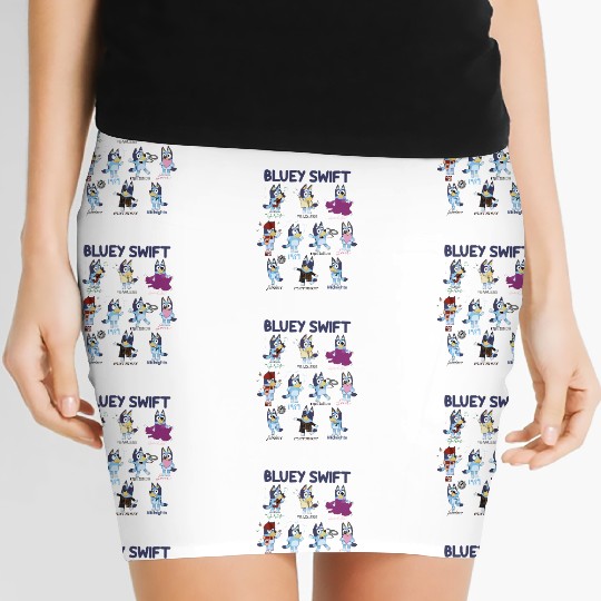 Discover Taylor version BlueyDad Adult Women's Mini Skirts | Taylor Eras Women's Mini Skirts