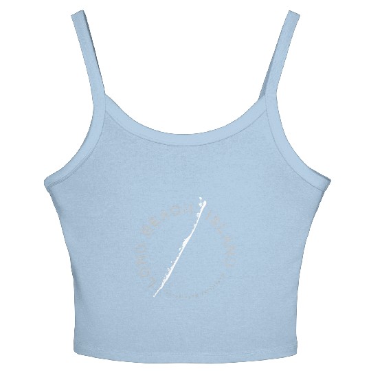 Long Beach Island Lbi Women's Spaghetti Strap Tank Top