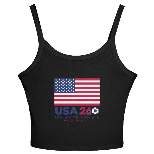 USA World Cup 2026 Women's Spaghetti Strap Tank Top US Soccer