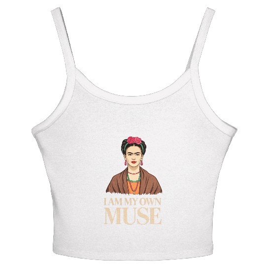 Frida Kahlo Inspirational Women' Day Design Women's Spaghetti Strap Tank Top