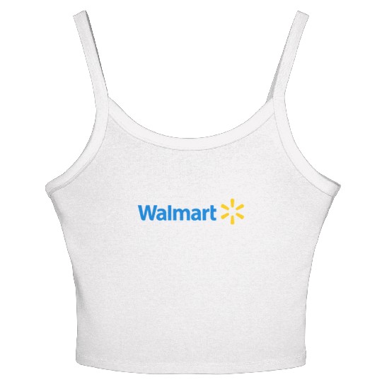 Walmart Logo Baseball Jerseys Women's Spaghetti Strap Tank Top