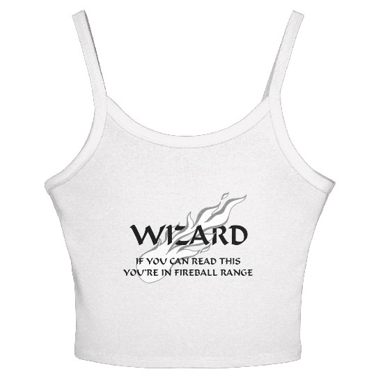 Wizard - Fireball Range Women's Spaghetti Strap Tank Top