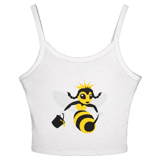 Queen Bee Women's Spaghetti Strap Tank Top