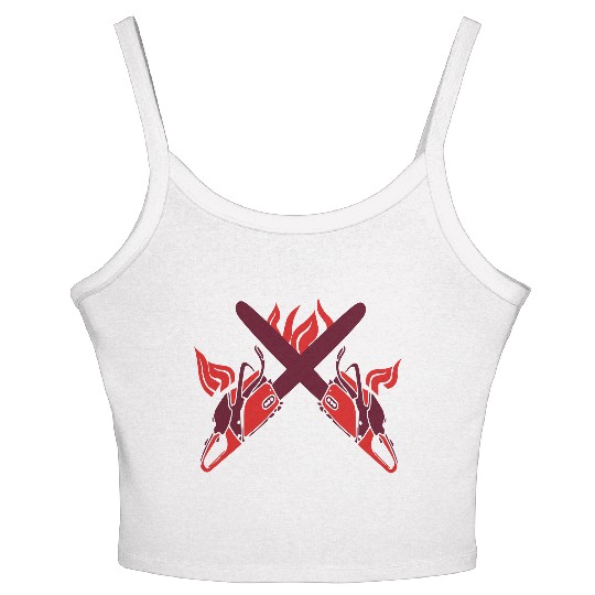 chainsaw Women's Spaghetti Strap Tank Top