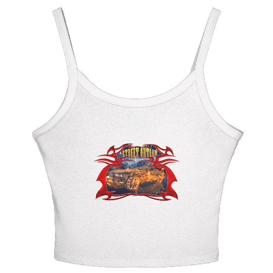 Street outlaw Women's Spaghetti Strap Tank Top