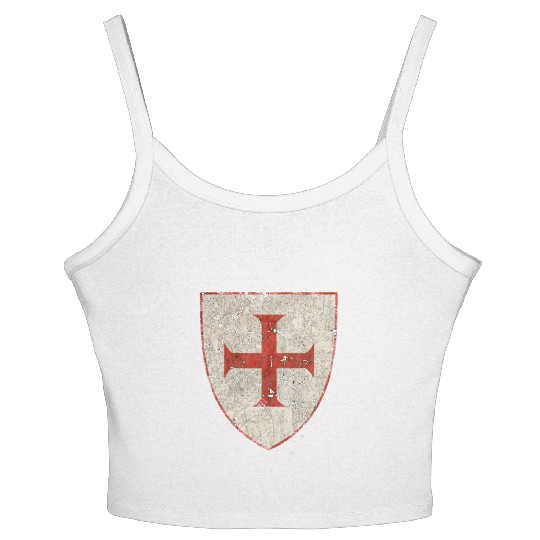 Knights templar Women's Spaghetti Strap Tank Top