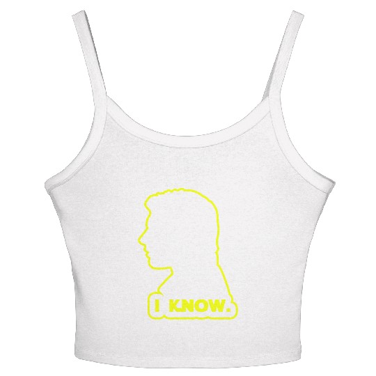Han Solo - I Know. Design Women's Spaghetti Strap Tank Top