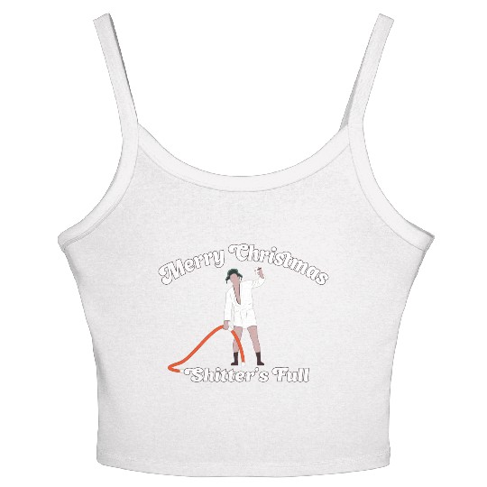 Cousin Eddie - Shitter's Full! Women's Spaghetti Strap Tank Top