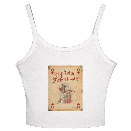 Alice in Wonderland The Queen of Hearts Women's Spaghetti Strap Tank Top