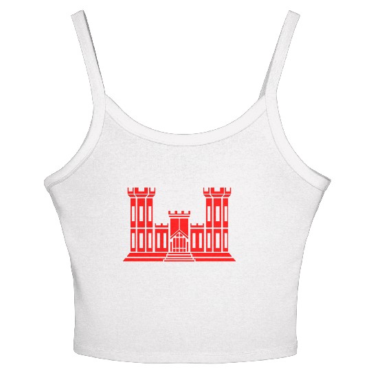 US Combat Engineer Women's Spaghetti Strap Tank Top