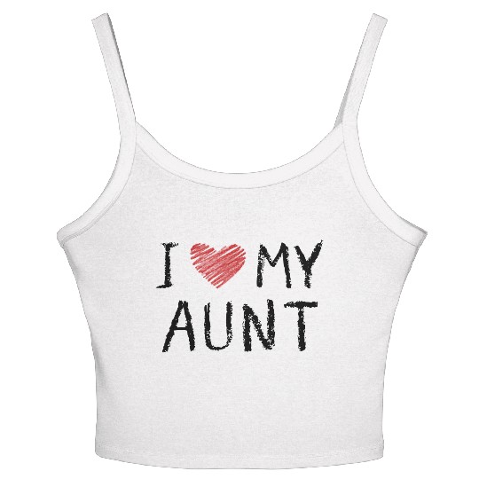 I Love My Aunt Women's Spaghetti Strap Tank Top