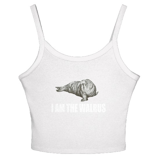 I Am The Walrus Women's Spaghetti Strap Tank Top