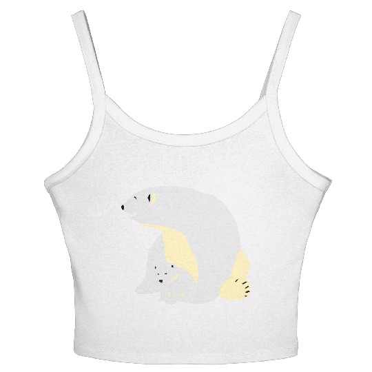 Polar bear Women's Spaghetti Strap Tank Top